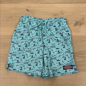 Vineyard Vines Teal Swim Trunks